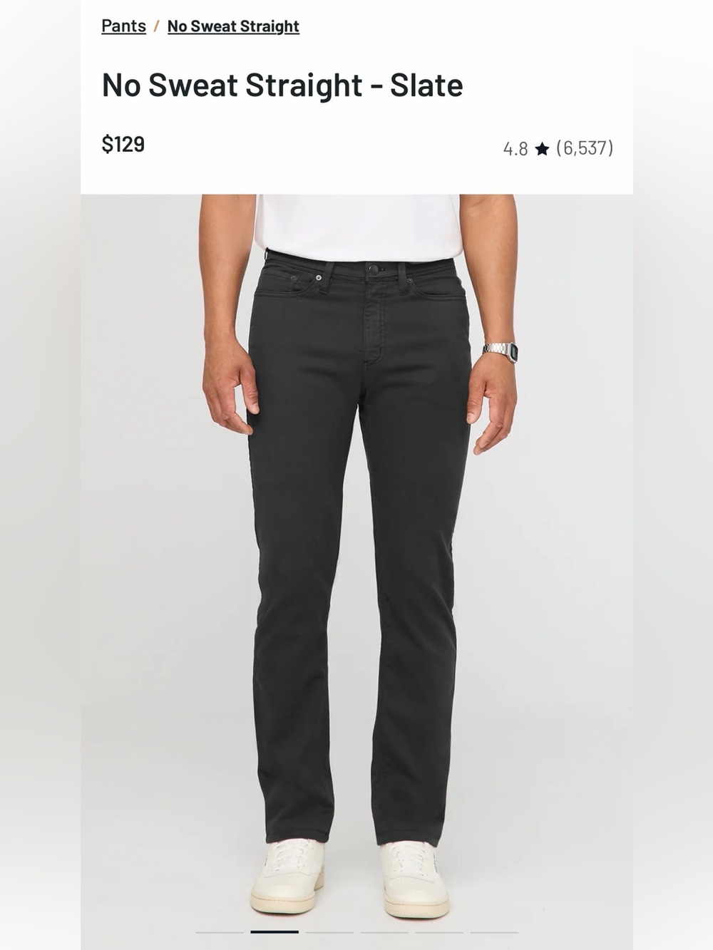 DU/ER NO SWEAT PANT